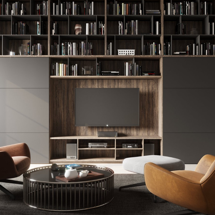 ЛДСП Графит классический матовый Lamarty 2750х1830х26 мм